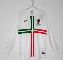 2012-13 Portugal Away Long Sleeve Retro Jersey/12-13 葡萄牙客场长袖