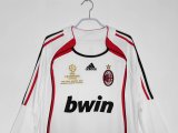 2006-07 AC Milan Away Long Sleeve Retro Jersey/06-07 AC米兰客场长袖