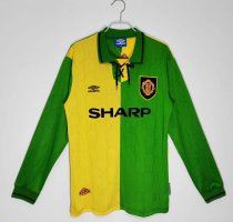 1992-94 Manchester United Third Long Sleeve Retro Jersey/92-94 曼联第二客场长袖