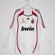 2006-07 AC Milan Away Long Sleeve Retro Jersey/06-07 AC米兰客场长袖