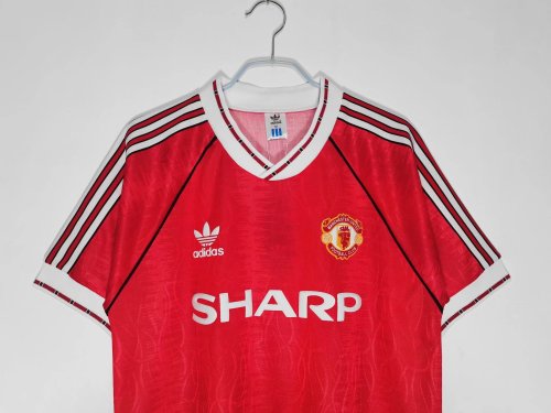 1991-92 Manchester United Home Retro Jersey/91-92 曼联主场