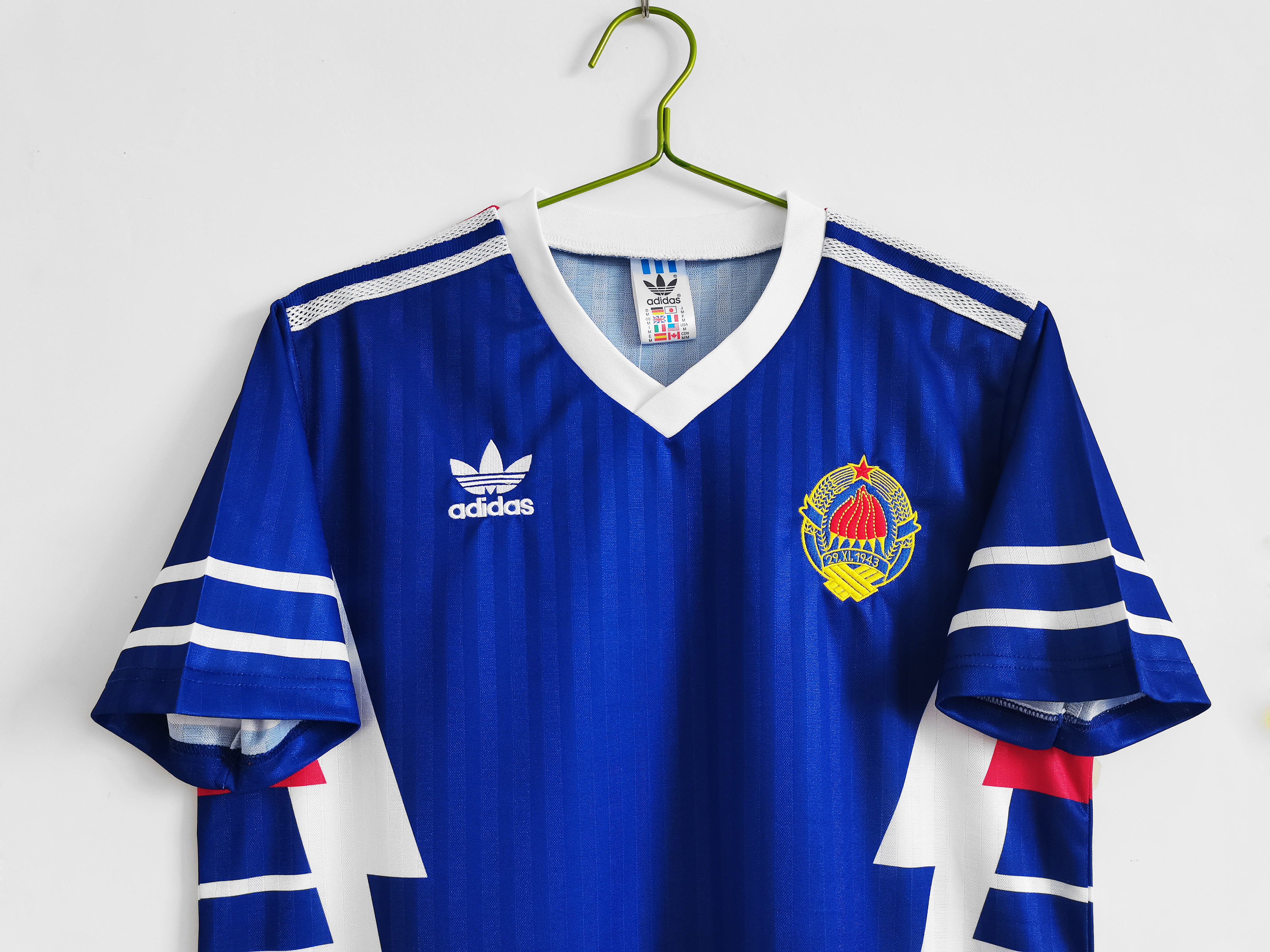 トップ 1990 Yugoslavia Home Retro Jersey ウェア