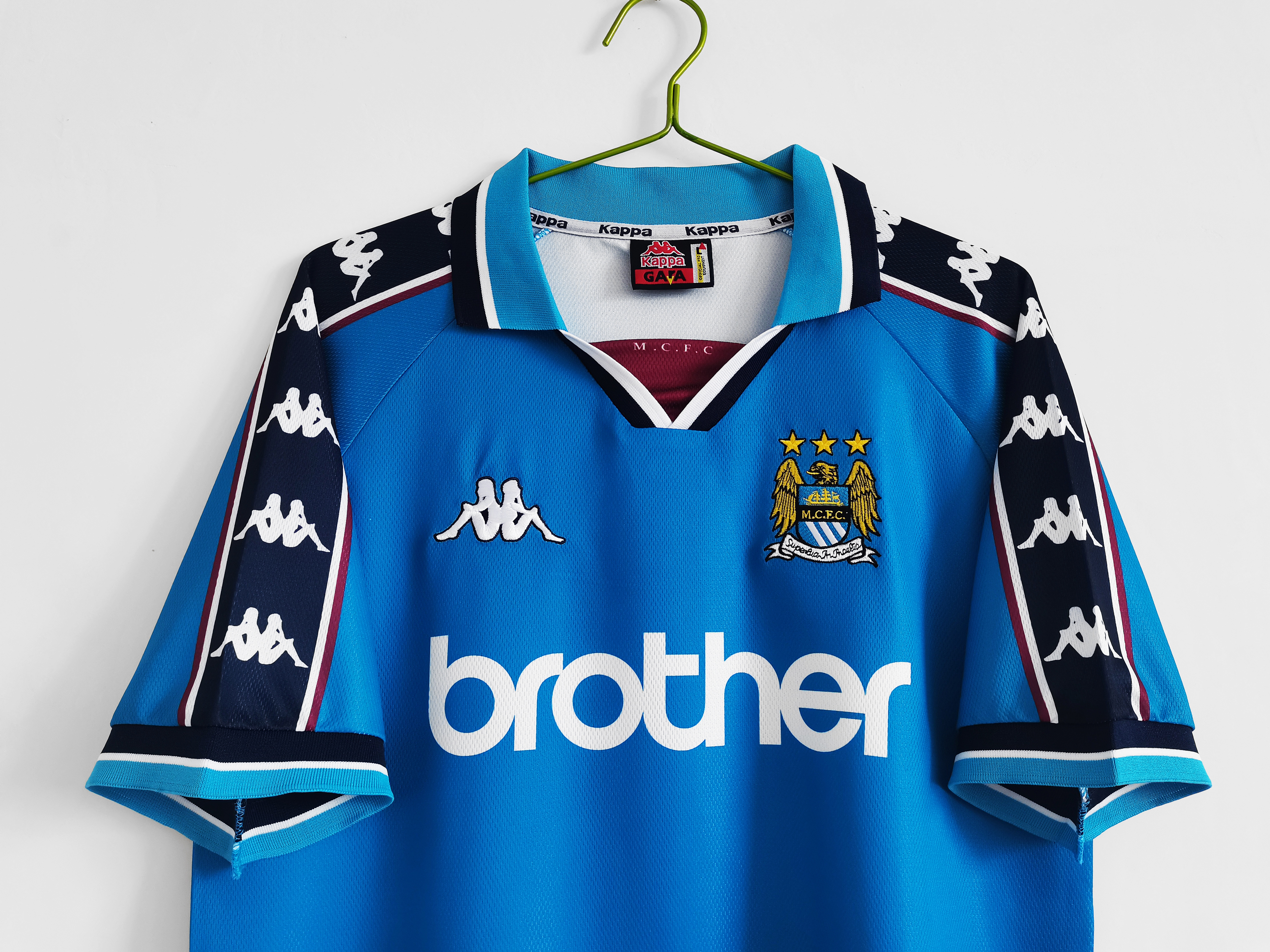 1997-98 Manchester City Home Retro Jersey 1997-98 Manchester City Home Retro Jersey