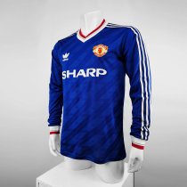 1986-88 Manchester United Third Long Sleeve Retro Jersey/86-88 曼联第二客场长袖