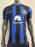 23-24 Inter Milan Home Player Jersey With Paramount+/23-24 国米主场球员版带广告