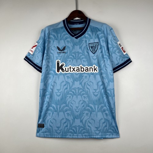 23-24 Athletic Bilbao Away Fans Jersey/23-24 毕尔巴鄂客场球迷版