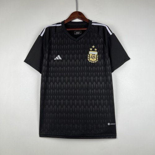 2023 Argentina Goalkeeper Fans Jersey/2023 阿根廷守门员球迷版3星
