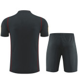 23-24 Arsenal Short Sleeve Training Suit/ 23-24短袖训练服阿森纳深灰色