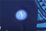 23-24 SSC Napoli Short Sleeve Training Suit/ 23-24 短袖训练服那不勒斯宝蓝色