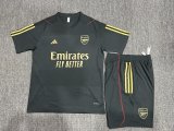 23-24 Arsenal Short Sleeve Training Suit/ 23-24短袖训练服阿森纳深灰色