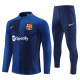 23-24 Barcelona Training Suit/23-24 半拉训练服巴萨彩兰色【迷彩款】