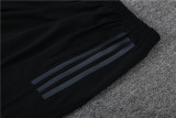 23-24 Real Madrid Short Sleeve Training Suit/ 23-24 短袖训练服皇马深灰色