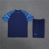 23-24 SSC Napoli Short Sleeve Training Suit/ 23-24 短袖训练服那不勒斯宝蓝色