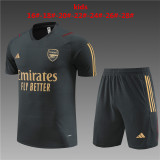 23-24 Arsenal Short Sleeve Training Suit/ 23-24短袖训练服阿森纳深灰色