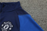 23-24 Manchester United Training Suit/23-24 半拉训练服曼联宝蓝色