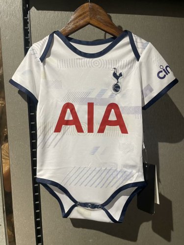 23-24 Tottenham Hotspur Home Baby Onesies/23-24 热刺主场婴儿装