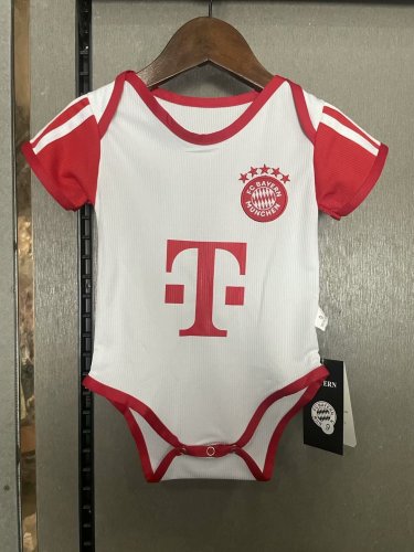 23-24 Bayern Munich Home Baby Onesies/23-24 拜仁主场婴儿装