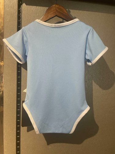 23-24 Manchester City Home Baby Onesies/23-24 曼城主场婴儿装