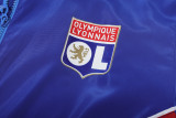 2023 Olympique Lyonnais Player Hooded Windbreaker S-XXL/2023里昂蓝色球员版防风衣