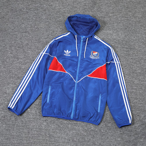 2023 Yokohama F. Marinos Player Hooded Windbreaker S-XXL/2023横滨水手球员版防风衣