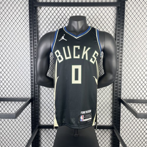 2023 Bucks Flyers Limited NBA Jersey/23赛季雄鹿队飞人限定0号利拉德