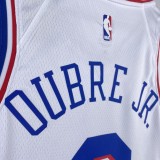 2023 76ers Home 9# OUBRE JR. NBA Jersey/23赛季76人队主场白色9号乌布雷