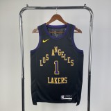 2024 Los Angeles Lakers City Edition NBA Jersey/24赛季湖人队城市版