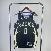2023 Bucks Flyers Limited NBA Jersey/23赛季雄鹿队飞人限定0号利拉德