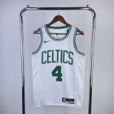 2023 Celtics Home 4# HOLIDAY NBA Jersey/23赛季凯尔特人主场白色4号霍乐迪