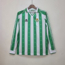 95-97 Real Betis Home Long Sleeve Retro Jersey/95-97贝蒂斯主场长袖
