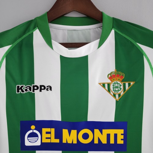 2001-02 Real Betis Home Retro Jersey/01-02贝蒂斯主场