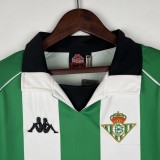 98-99 Real Betis Home Retro Jersey/98-99贝蒂斯主场