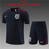 24-25 England Short Sleeve Training Suit/ 24-25 短袖训练服英格兰宝蓝色