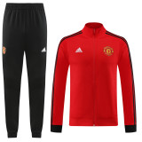 23-24 Manchester United Jacket Tracksuit/23曼联03红色夹克套装