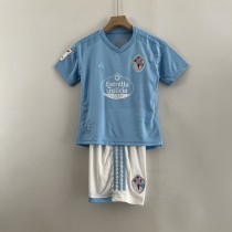 23-24 Celta Vigo Home Kids Kit/23-24塞尔塔主场童装