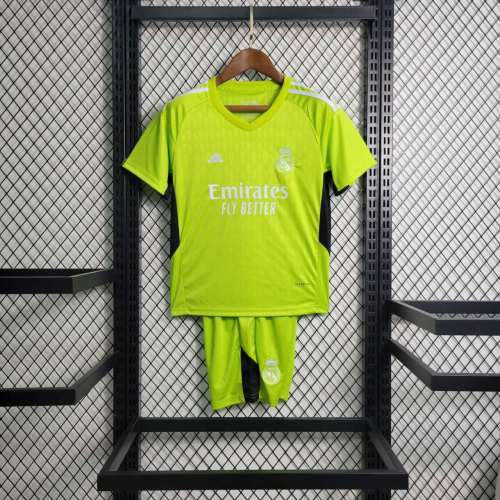 23-24 Real Madrid GK Kids Kit/23-24皇马绿色守门员童装