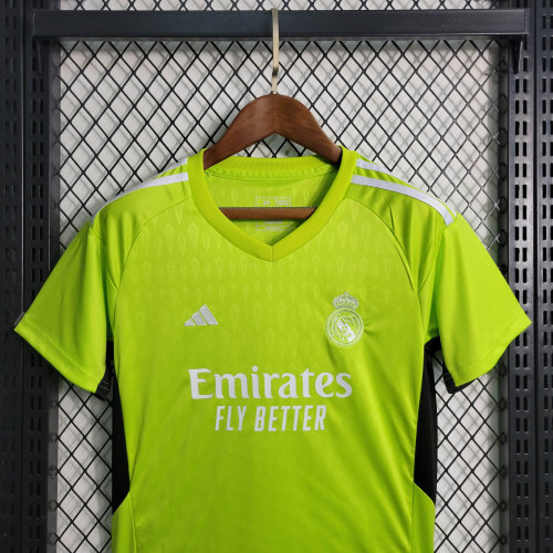 23-24 Real Madrid GK Kids Kit/23-24皇马绿色守门员童装