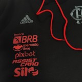 2023 Flamengo Fleece Hoodie/2023弗拉门戈加绒刺绣胸前广告