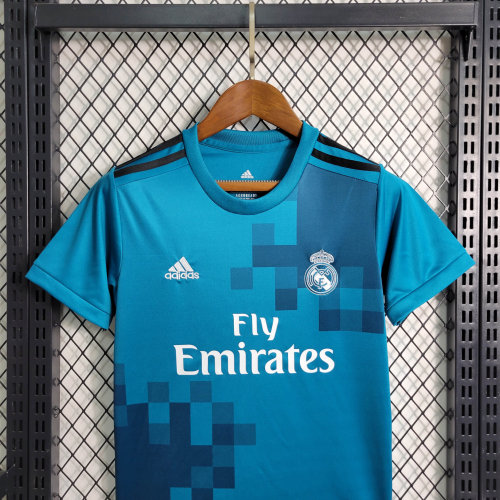 Retro17-18 Real Madrid Third Kids Kit/17-18皇马第二客场童装