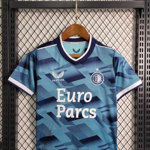 23-24 Feyenoord Away Kids Kit/23-24费耶诺德客场童装