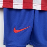 23-24 Atletico Madrid Home Kids Kit/23-24马竞主场童装