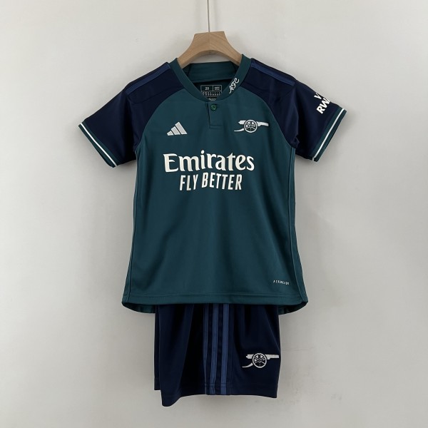 23-24 Arsenal Third Kids Kit/23-24阿森纳第二客场童装