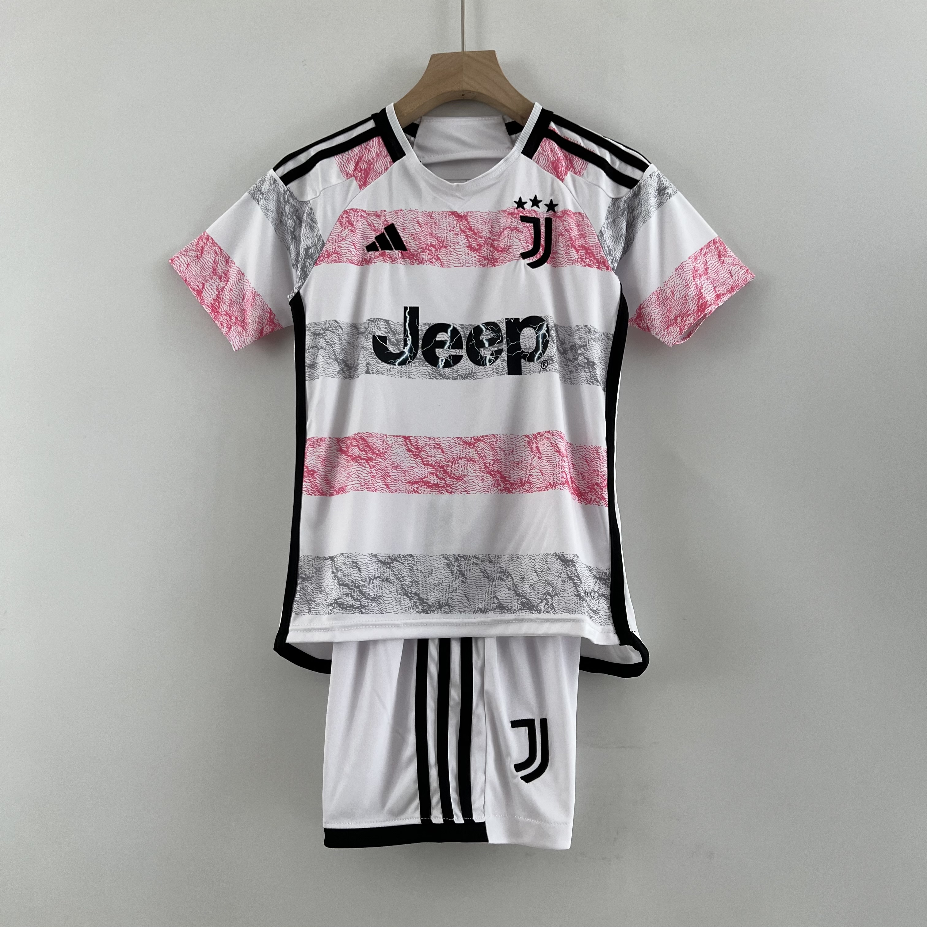 23 24 Juventus Away Kids Kit
