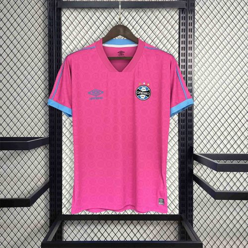 23-24 Gremio Pink October Fans Jersey/23-24格雷米奥粉色球迷版