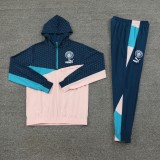 23-24 Manchester City Hooded Windbreaker Suit/23曼城半拉链风衣套装