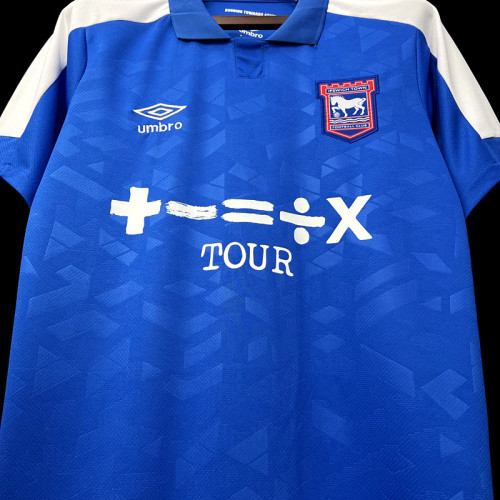 23-24 Ipswich Town Home Fans Jersey/23-24伊普斯维奇主场球迷版