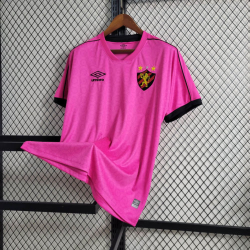 23-24 Sport Recife Pink October Fans Jersey/23-24累西腓粉色球迷版