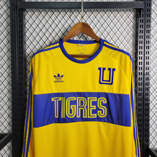 23-24 Tigres UANL Comemorativa Long Sleeve  Fans Jersey/23-24老虎队纪念款长袖
