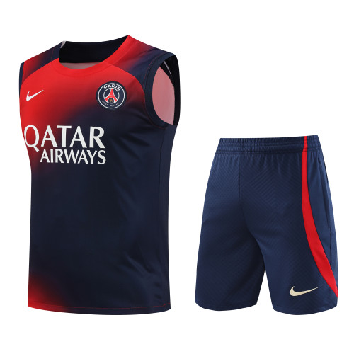 23-24 PSG Training Vest Suit/23-24PSG无袖背心训练服