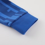 23-24 Inter Milan Jacket Tracksuit/23国米01蓝色印花夹克套装